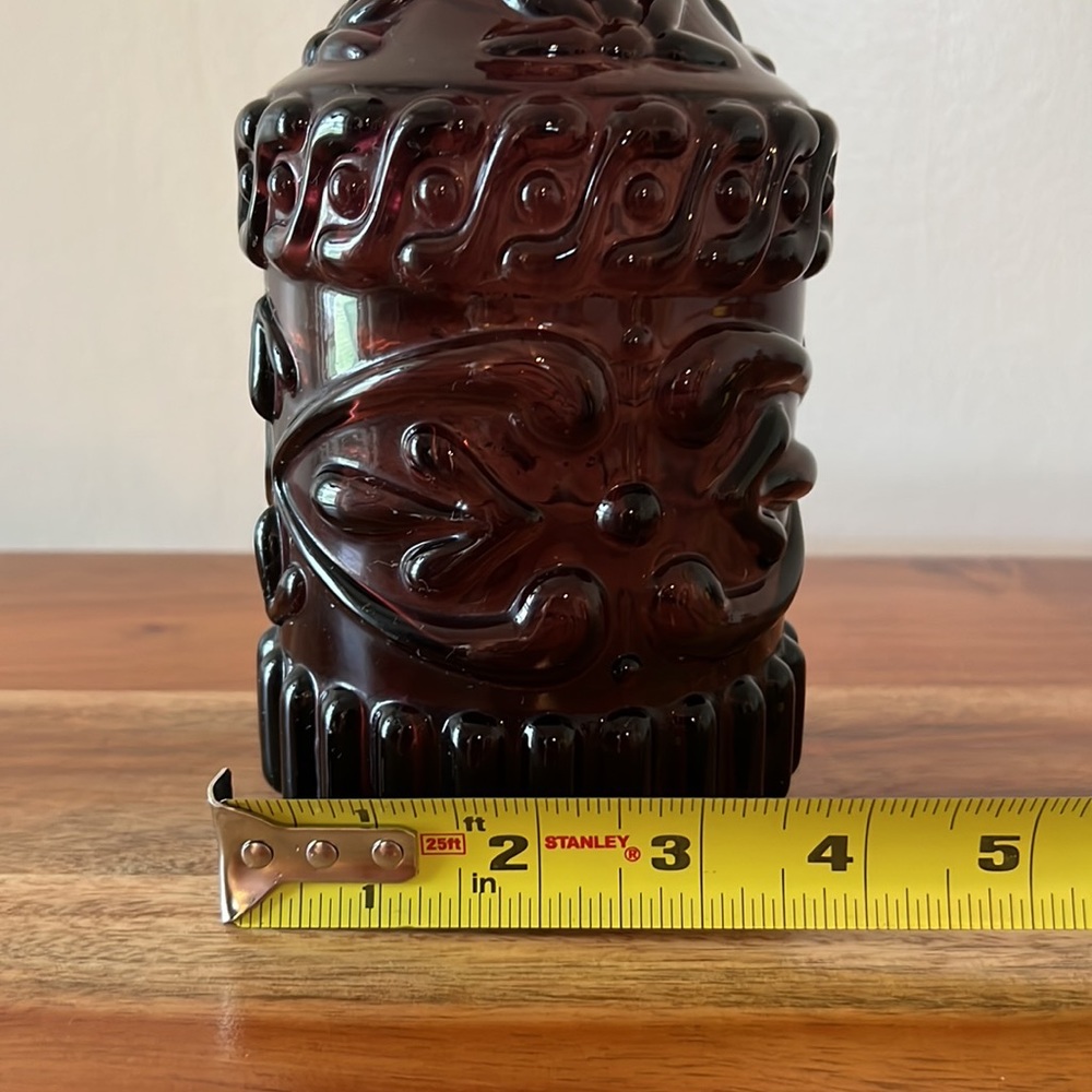Vintage Mid-Century Jim Beam Purple Amethyst Whiskey Decanter. 1967. - Picture 11 of 11